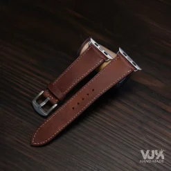 Dây Da Apple watch handmade nâu
